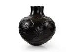 Penny Gumbi, Uphiso with applied 'woven' design, earthenware