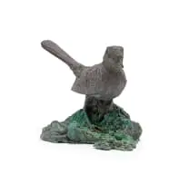Alastair Barnes, Wagtail, bronze with a brown patina