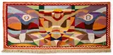 Flora Noria, Crucifixion, woven wool tapestry