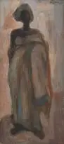 May Hillhouse, Pondo Woman, 1959, oil on canvas