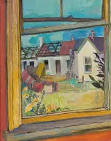 Alexander Podlashuc, South End Deconstruction, 1970, oil on board