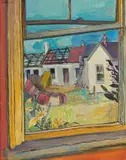 Alexander Podlashuc, South End Deconstruction, 1970, oil on board