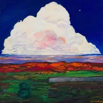 Robert Brooks, The Great Cumulus, 1996, oil on board