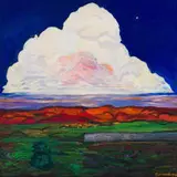 Robert Brooks, The Great Cumulus, 1996, oil on board