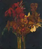 Jennifer Lynne Crooks, Cannas in a Glass Vase