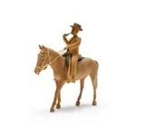 Julius Mfethe, Horse and Rider, carved wood