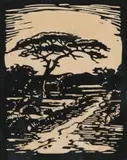 Jacobus Hendrik Pierneef, The Lonely Road (Die Eensame Pad) (Nilant 69)