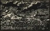 Jacobus Hendrik Pierneef, Uniegebou, Pretoria (Union Buildings, Pretoria) (Nilant 38), linocut on onion skin paper