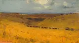 Scene Belfast (E. Tvl) by Adriaan Boshoff, oil on canvas laid down on board, sold Jun 2025