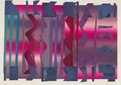 Gail Altschuler, Dusk, colour screenprint on paper