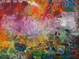 Jenny Stadler, Fence, oil on canvas
