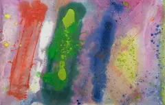 Bill Ainslie, Inyati, mixed media on canvas