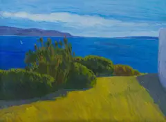 Nico Verboom, Langebaan Lagoon, oil on canvas