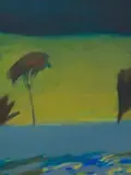 Andrew Verster, Landscape with Three Trees, oil on canvas