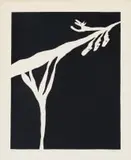 Walter Battiss, Abstract Branch, colour screenprint on paper