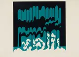 Walter Battiss, Untitled, colour screenprint on paper