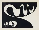 Walter Battiss, Attic Abstraction, screenprint on paper