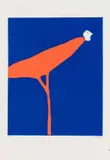Walter Battiss, One Boy, colour screenprint on paper