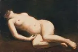 Walter Meyer, Reclining Nude, 1999, oil on canvas