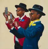 Lutanda Zemba Luzamba, Ama 2000, 2024, oil on panel