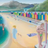 Simon Jones, St James Beach, 2008, acrylic on canvas