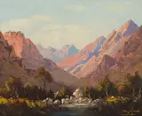 Tinus de Jongh, Swanskloof, oil on canvas