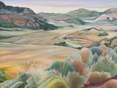 Simon Jones, Rolling Hills, 1996, acrylic on canvas