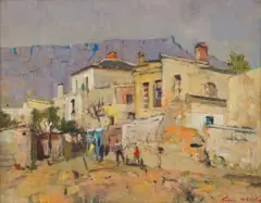 Terence McCaw, District Six, 1974, oil on board