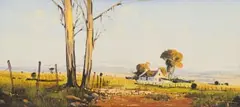 Gerrit Roon, Farm Landscape, oil on canvas