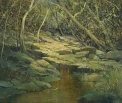 Christopher Tugwell, The Rock Pool, oil on board