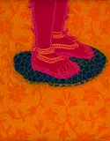 Andrew Verster, Composition with Feet and Floral Motif