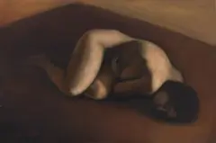 Coiled Nude by Lionel Smit, 2001, oil on canvas, sold Jul 2026