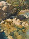 Dino Paravano, River with Rocks