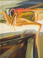 Nils Burwitz, Locust, 1965, oil on canvas