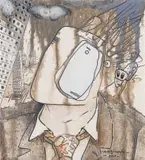 Robert Slingsby, Ground Zero, Just Injustice Series, 2011, acrylic on canvas