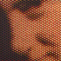 Gavin Rain, Face, 2008, acrylic and impasto on canvas
