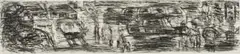 David Koloane, Night Shift III, 2008, etching on paper