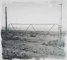 Stephen Inggs, Landscape with Fence, silver gelatin emulsion print on paper