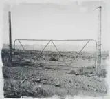 Stephen Inggs, Landscape with Fence, silver gelatin emulsion print on paper