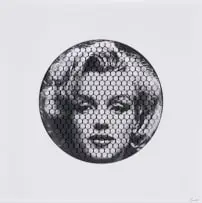 Marilyn by Juanita, laser-cut digital print on board, offered Jul 2026