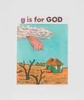 Anton Kannemeyer, G Is For God, Alphabet of Democracy Series, 2008, hard ground and aquatint on Zerkall Intaglio 250gsm