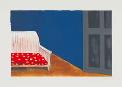 Sam Nhlengethwa, The Grey Door, 1998, six colour lithograph on paper
