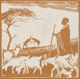 Nerine Desmond, The Goatherd II, 1975, linocut on paper