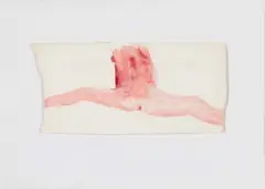 Mark Hipper, Nude, watercolour on paper