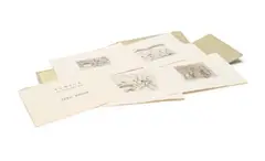 Dolf Rieser, Africa Dix Gravures par Dolf Rieser (Ten Engravings by Dolf Rieser), portfolio, etching on paper, in a portfolio box