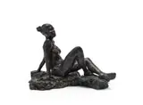 Cobus Haupt, Seated Nude, 2009, bronze with a dark brown patina