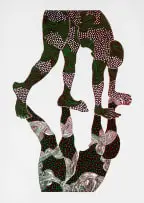 Sthenjwa Luthuli, Umshikashika, woodcut on paper