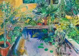 Alexander Podlashuc, The Pods' Pond, Cape Town, oil on canvas