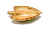 Kalahari Studio, Organic-shaped leaf dish, glazed terracotta