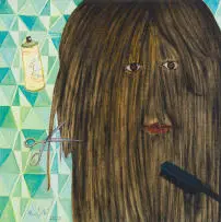Richard Mudariki, Untitled, 2020, acrylic on canvas